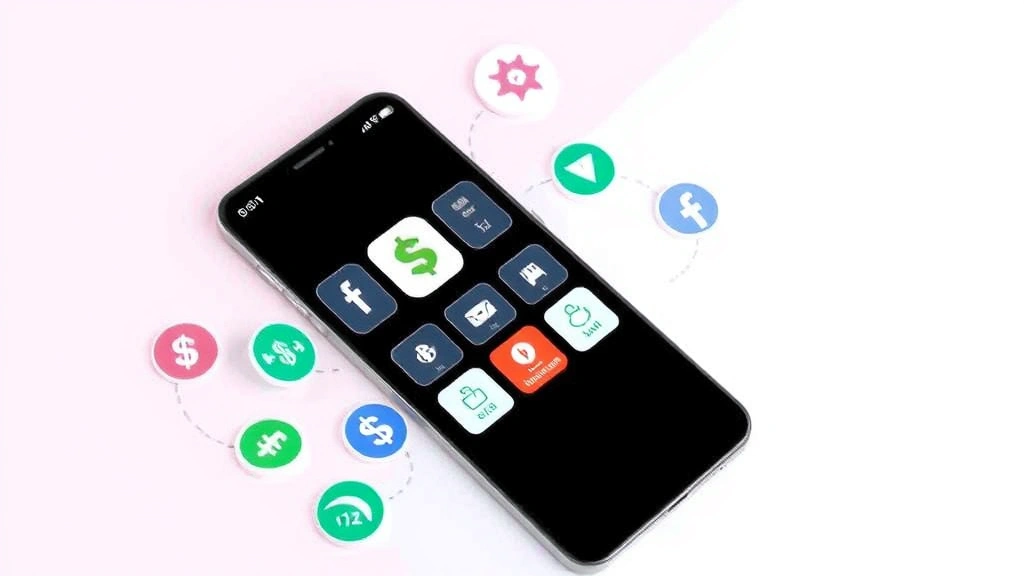 Mobile phone and digital payment methods displayed with various currency symbols and wallet apps, representing diverse emerging market payment options and financial technology solutions