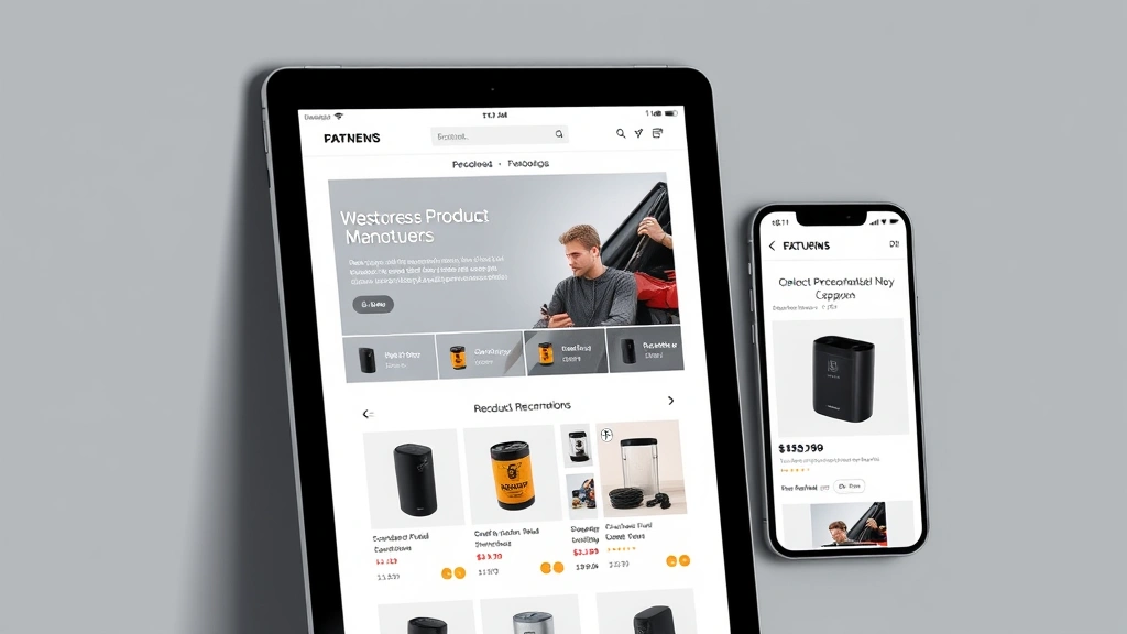 Mobile phone and tablet displaying personalized product recommendations and targeted email campaigns, modern minimalist composition, ecommerce interface visible